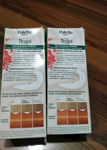 Palette 8-77 Doğal Kızıl Saç Boyası - Görsel 2