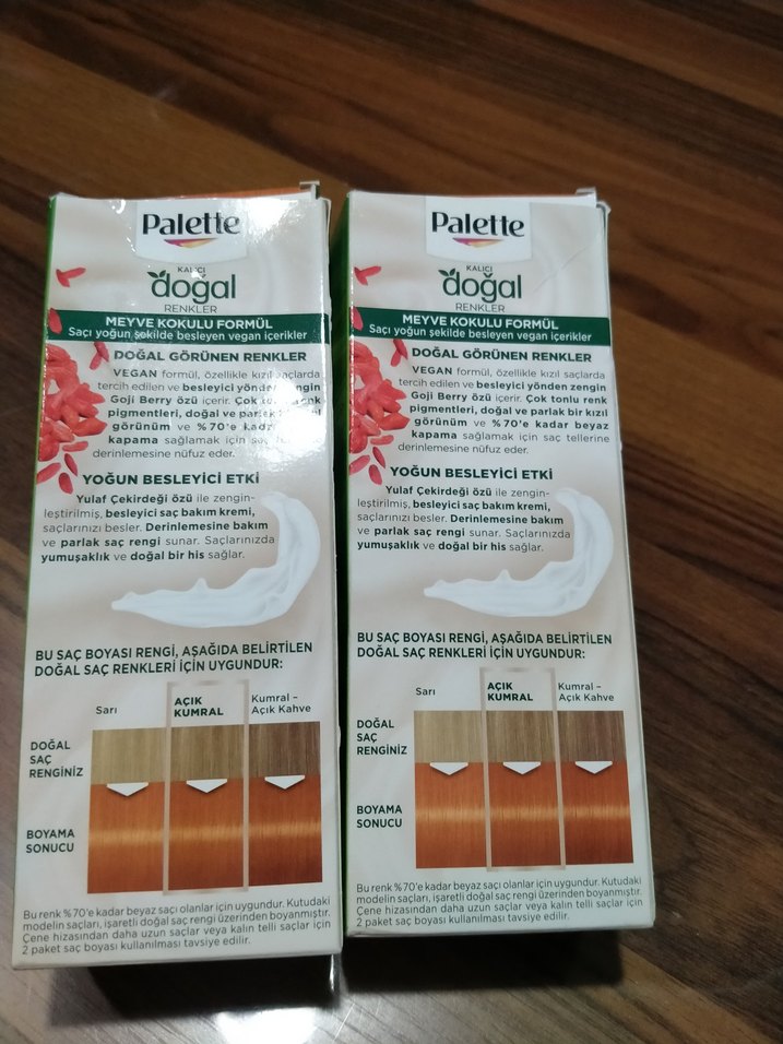 Palette 8-77 Doğal Kızıl Saç Boyası - Görsel 2