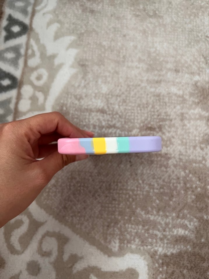 Parlak Çok Renkli Pastel Telefon Kılıfı - Görsel 3