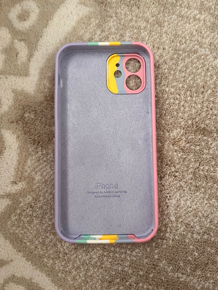 Parlak Çok Renkli Pastel Telefon Kılıfı - Görsel 2