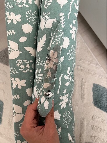 Anne Yanı Bebek Reflü Yatağı Yeşil - Görsel 3