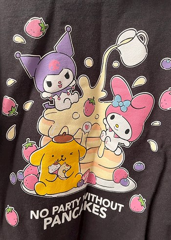 Kız Çocuk Gri Uzun Kollu Baskılı Tişört - Görsel 4