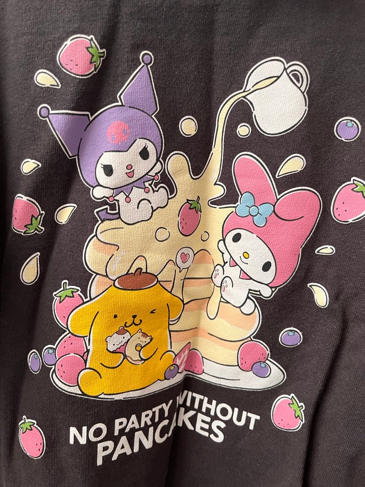 Kız Çocuk Gri Uzun Kollu Baskılı Tişört - Görsel 4