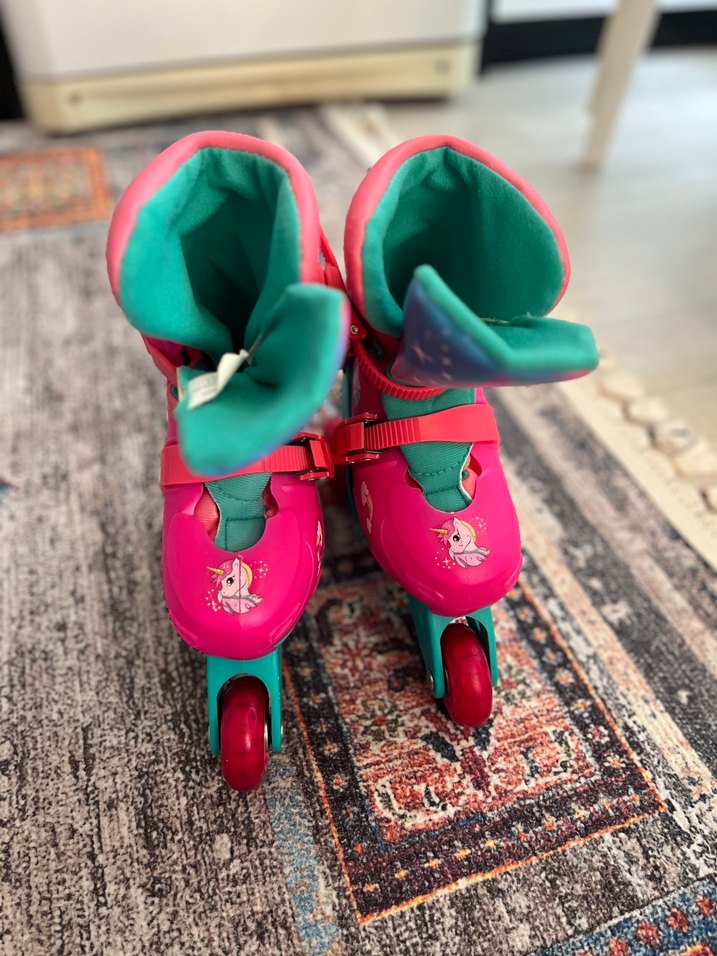 Kız Çocuk Pembe Baskılı Kaykay Pateni - Görsel 2