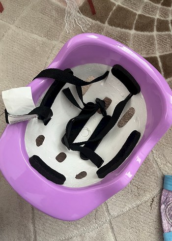 Pembe Baskılı Çocuk Kaskı - Görsel 3