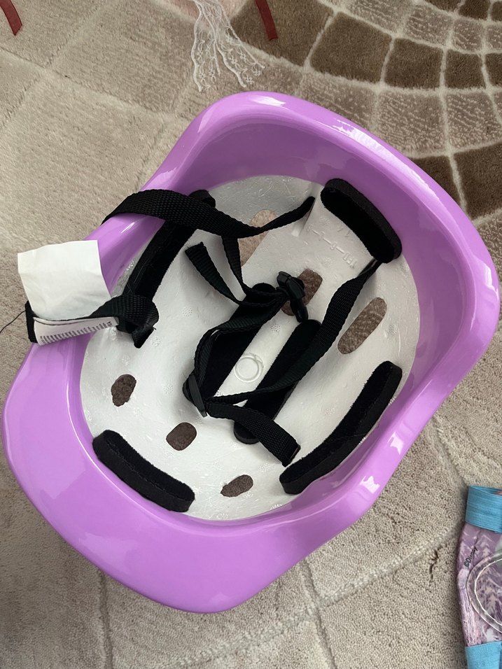 Pembe Baskılı Çocuk Kaskı - Görsel 3