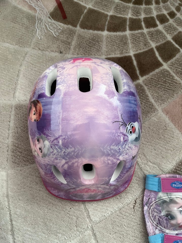 Pembe Baskılı Çocuk Kaskı - Görsel 2