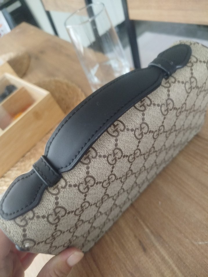 Kahverengi Baskılı  erkek Clutch Cüzdan - Görsel 3