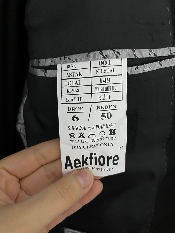 Siyah Erkek Takım Elbise - Görsel 4