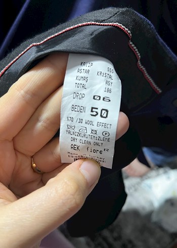 Erkek Lacivert Regular Fit Takım Elbise - Görsel 6