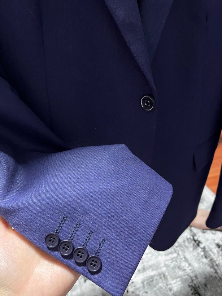 Erkek Lacivert Regular Fit Takım Elbise - Görsel 3