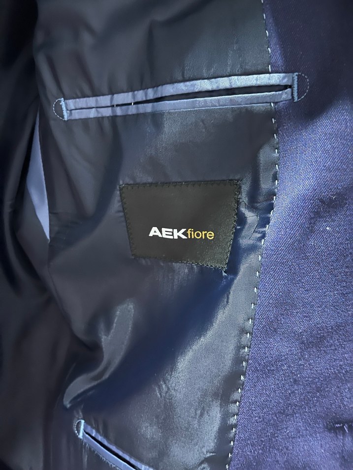 Erkek Lacivert Regular Fit Takım Elbise - Görsel 4