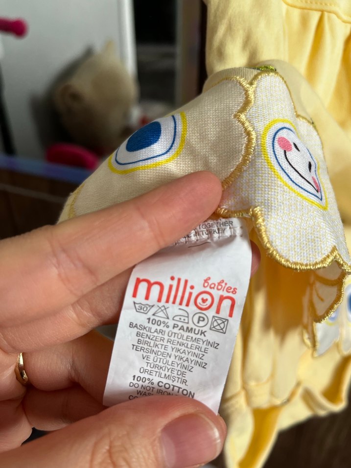 Kız Bebek zıbınlı Elbise - Görsel 4