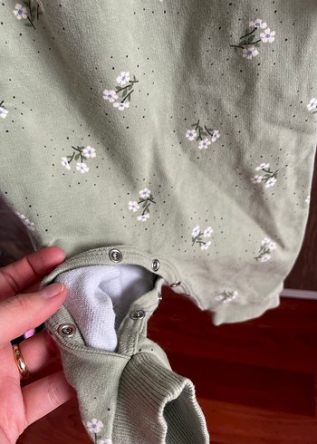 Yeşil Desenli Kız Tulum - Görsel 2