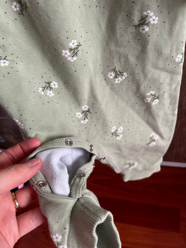 Yeşil Desenli Kız Tulum - Görsel 2