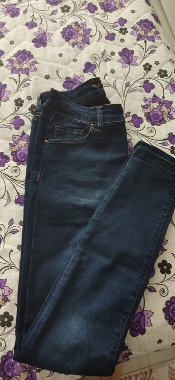 Likralı Jean pantolon 