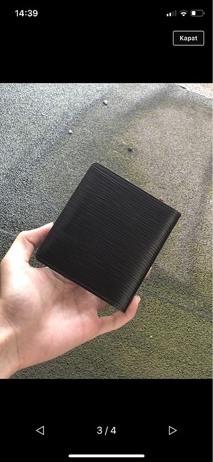 Beden Louis vuitton kahverengi cüzdan