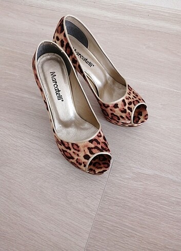 Marcatelli leopar stiletto 