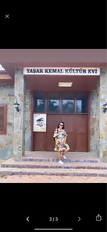 Balon kol gökkuşağı elbise