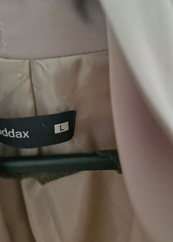 l Beden Drapeli Bej Kadın Blazer