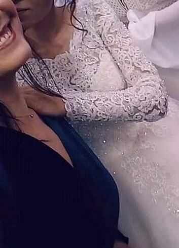 m Beden beyaz Renk Gelinlik