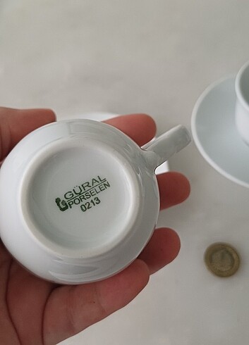 Güral Porselen güral porselen 2 li kahve fincanı seti