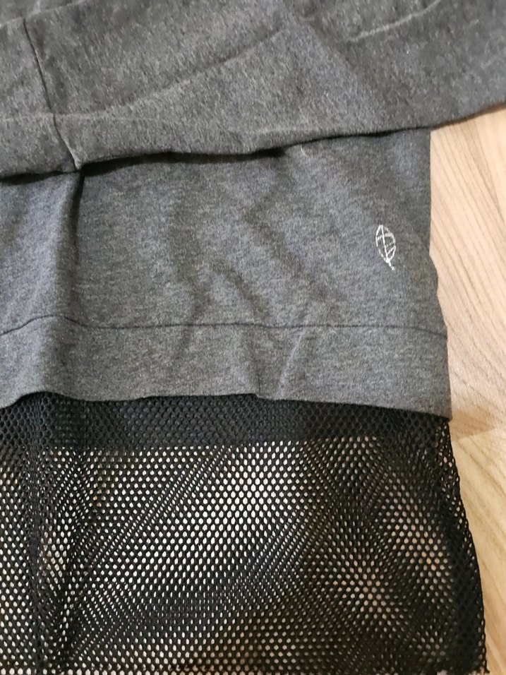 Kadın Gri Yarım Fermuarlı Sweatshirt - Görsel 2