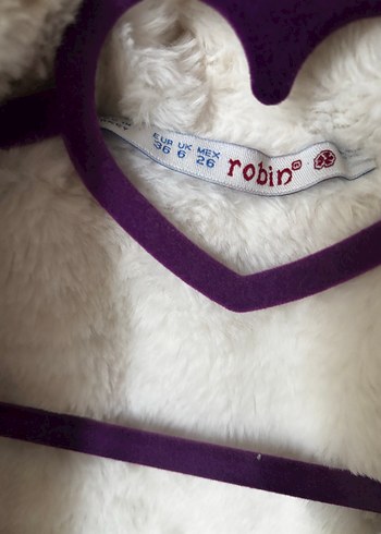 Kadın Kot Kürklü Kolsuz Kısa Mont - Görsel 7