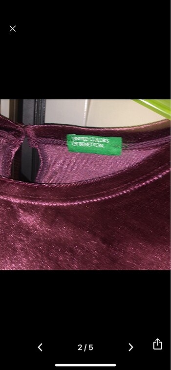 Benetton Kız çocuk elbise