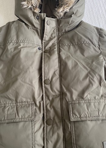 Mango Kahverengi Kürklü Erkek Çocuk Montu - Görsel 7