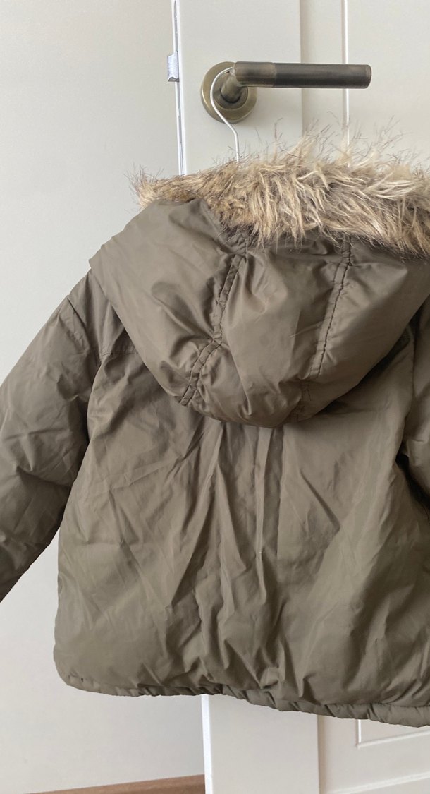 Mango Kahverengi Kürklü Erkek Çocuk Montu - Görsel 5