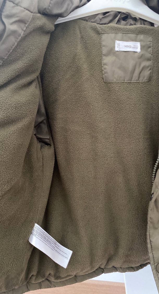 Mango Kahverengi Kürklü Erkek Çocuk Montu - Görsel 4