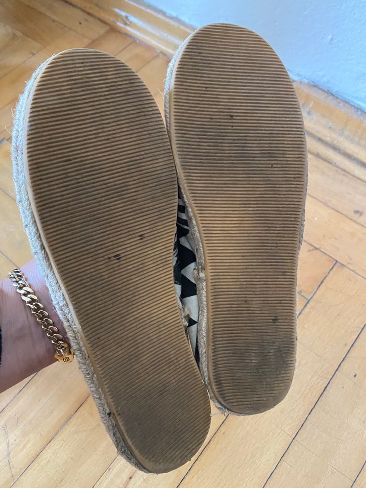 Bohem Siyah Desenli Espadril - Görsel 3