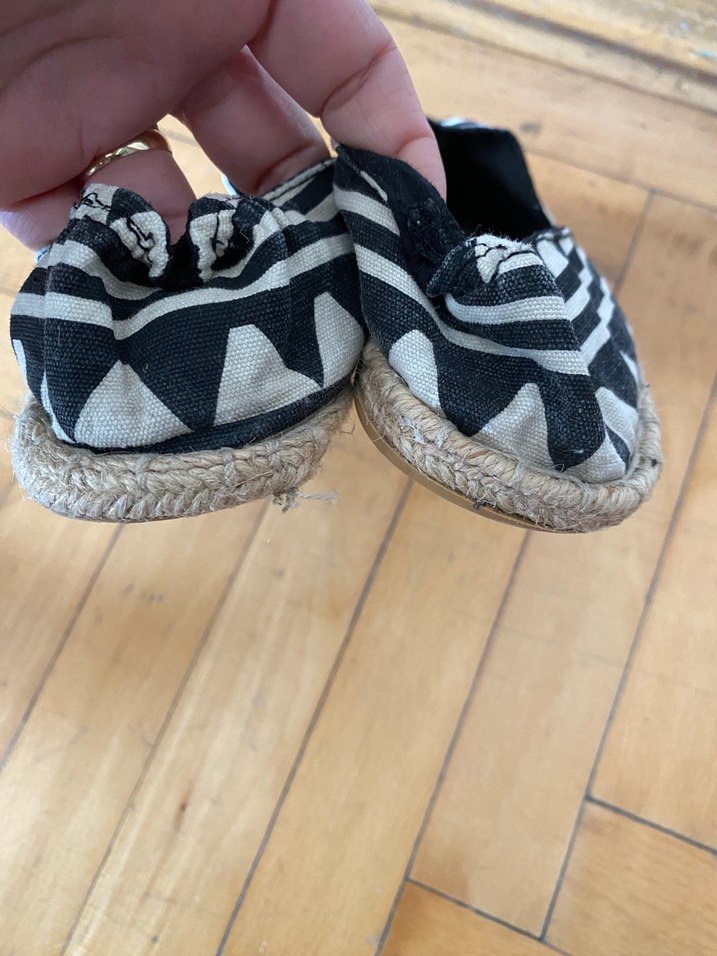 Bohem Siyah Desenli Espadril - Görsel 4