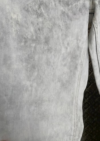 Gri Batik Desenli Metalik Kadın Jean - Görsel 3