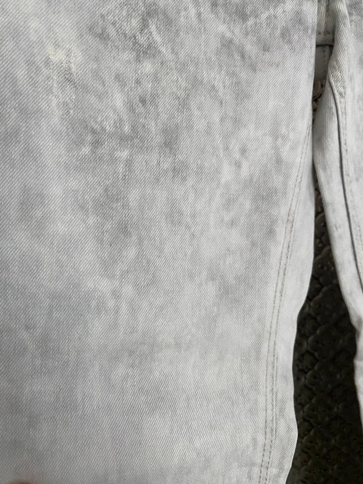 Gri Batik Desenli Metalik Kadın Jean - Görsel 3