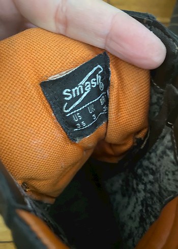 Kahverengi Erkek Çocuk Biker Bot - Görsel 3