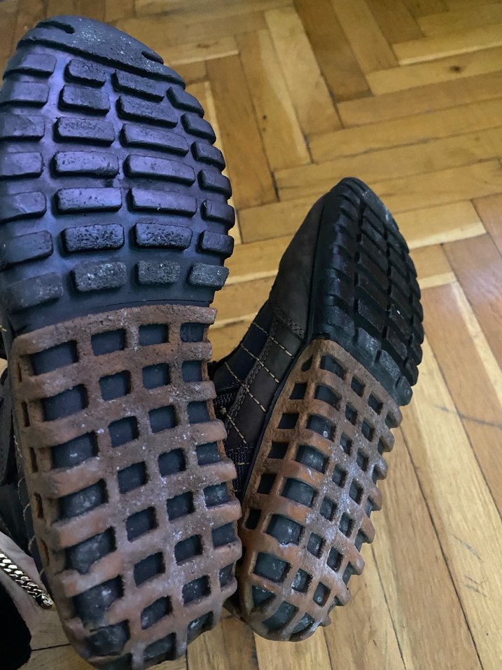 Kahverengi Erkek Çocuk Biker Bot - Görsel 5