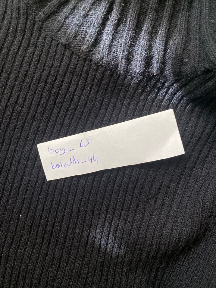 Kadın Triko Boğazlı Kazak - Görsel 4