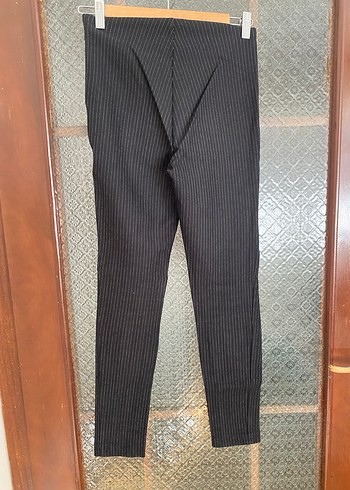 Çizgili Kadın Kumaş Pantolon tayt - Görsel 4
