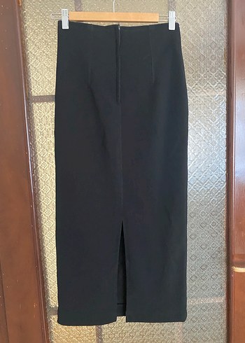 Siyah Uzun Kadın Etek - Görsel 3