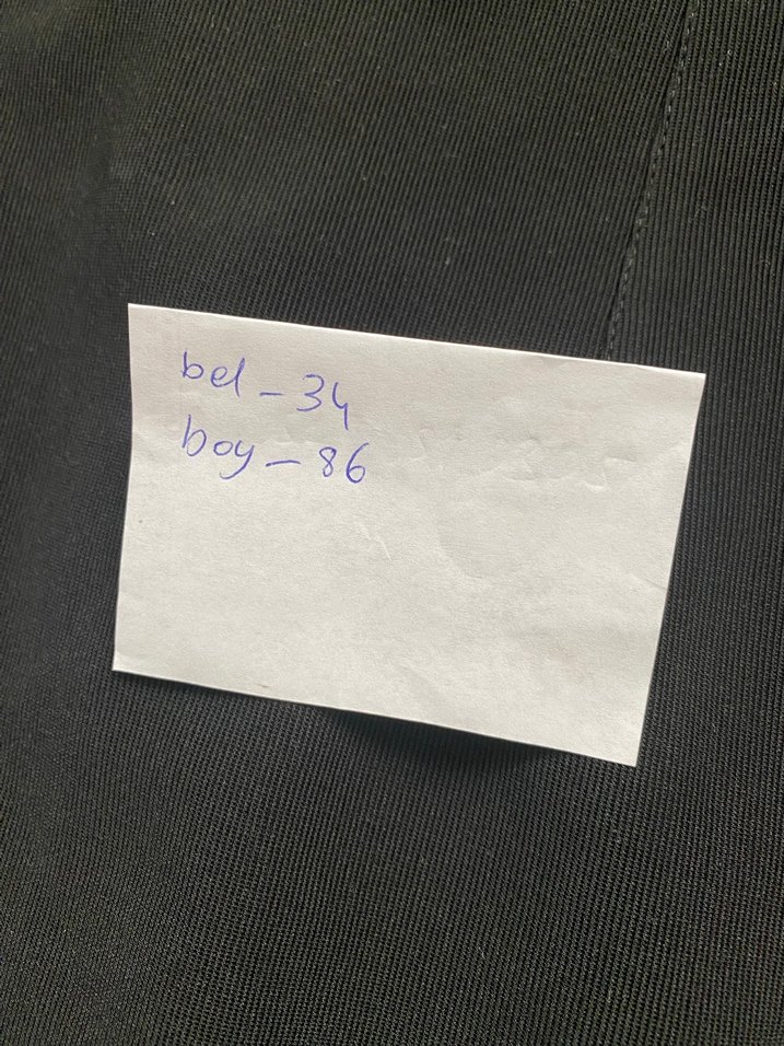 Siyah Uzun Kadın Etek - Görsel 5