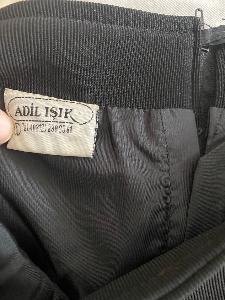 Siyah Uzun Kadın Etek - Görsel 4