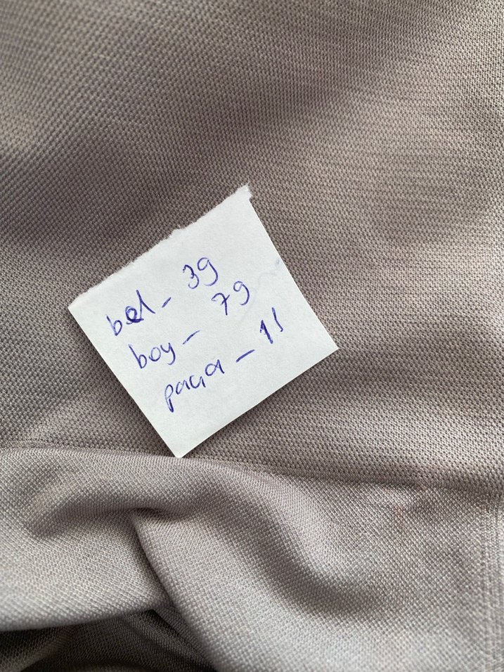 Düz Kesim Midi Spor Tayt - Görsel 5