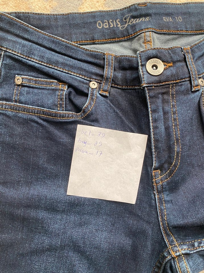 Kadın Mavi Denim Normal Kesim Jean - Görsel 4