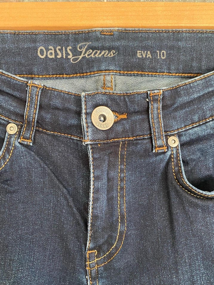 Kadın Mavi Denim Normal Kesim Jean - Görsel 2