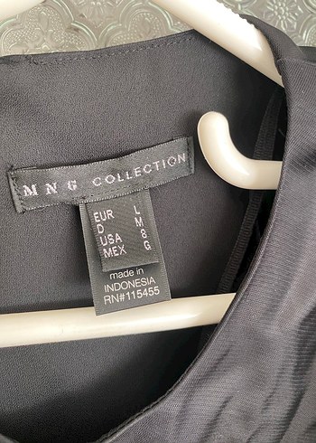 Siyah Drapeli Uzun Kollu Midi Elbise - Görsel 4