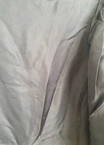 Siyah Drapeli Uzun Kollu Midi Elbise - Görsel 3