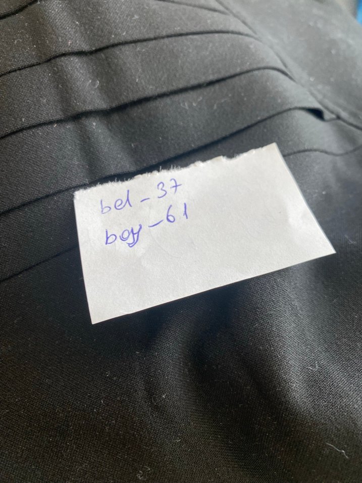 Kadın Siyah Pilili Uzun Kalem Etek - Görsel 5