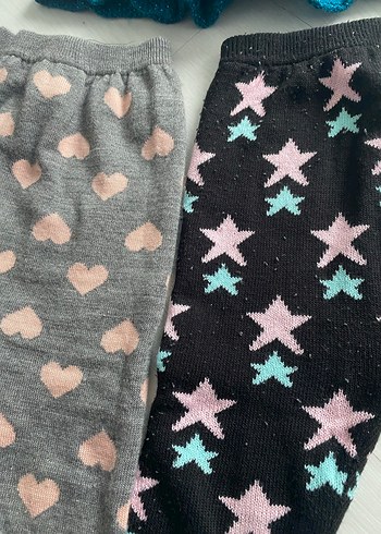 Kız Çocuk Triko Rahat Kesim Tayt - Görsel 2